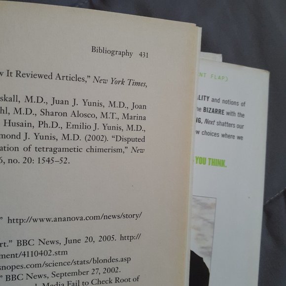 Next by Michael Crichton (2006, Hardcover) First Edition - Picture 6 of 16